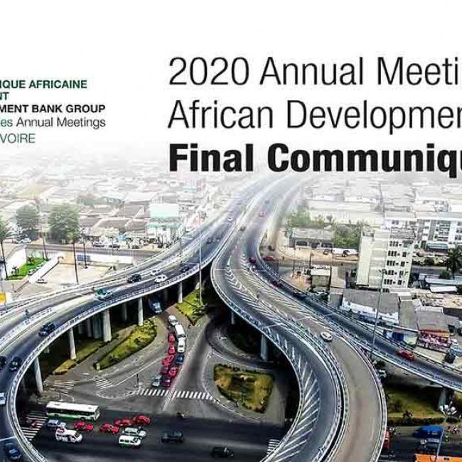 2020 Annual Meetings of the African Development Bank Group: Final Communiqué